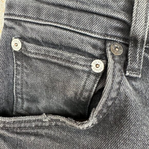 AGOLDE Riley High Rise Straight Crop (Stretch) Jeans Panoramic Sz 24 - Picture 7 of 16